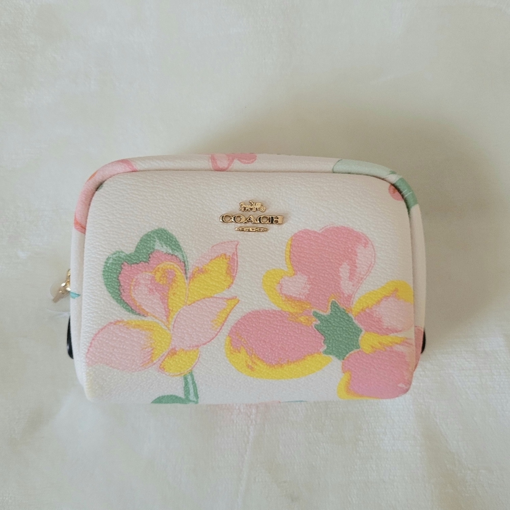 Coach Dreamy Land Floral Print Mini Boxy Bag